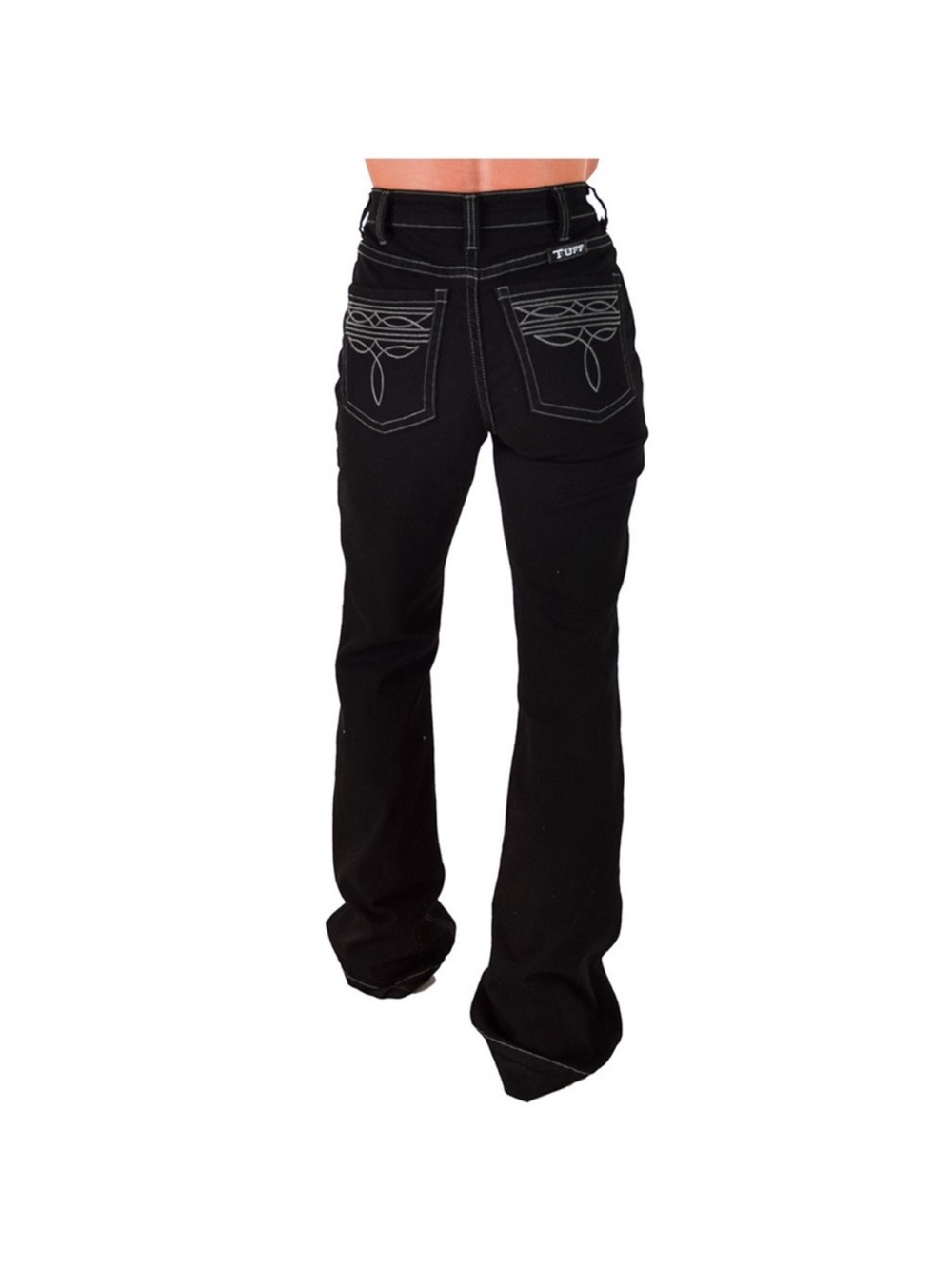 Black Boot Stitch Trouser